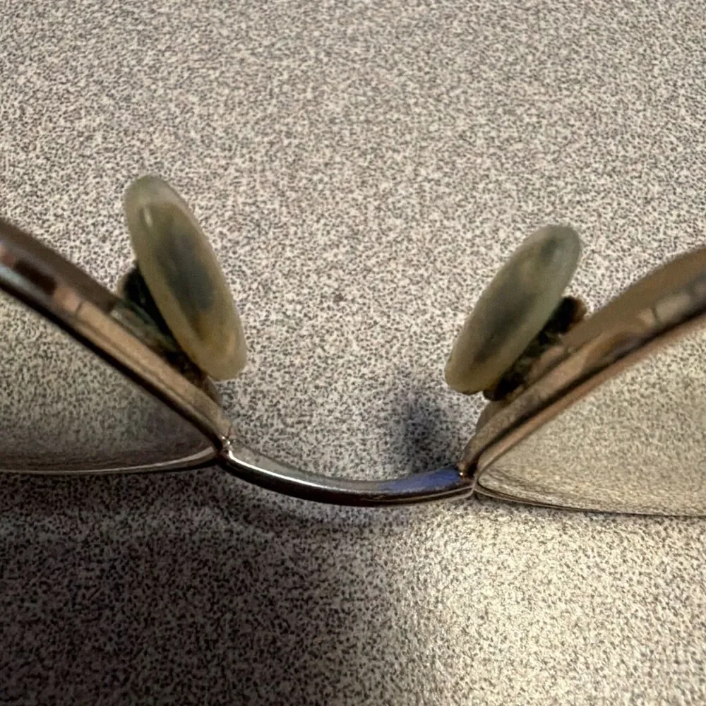 Wide Guyz LUCKY Rectangle Metal Eyeglass FRAMES Brown 60-17 150 Full Rim seepics